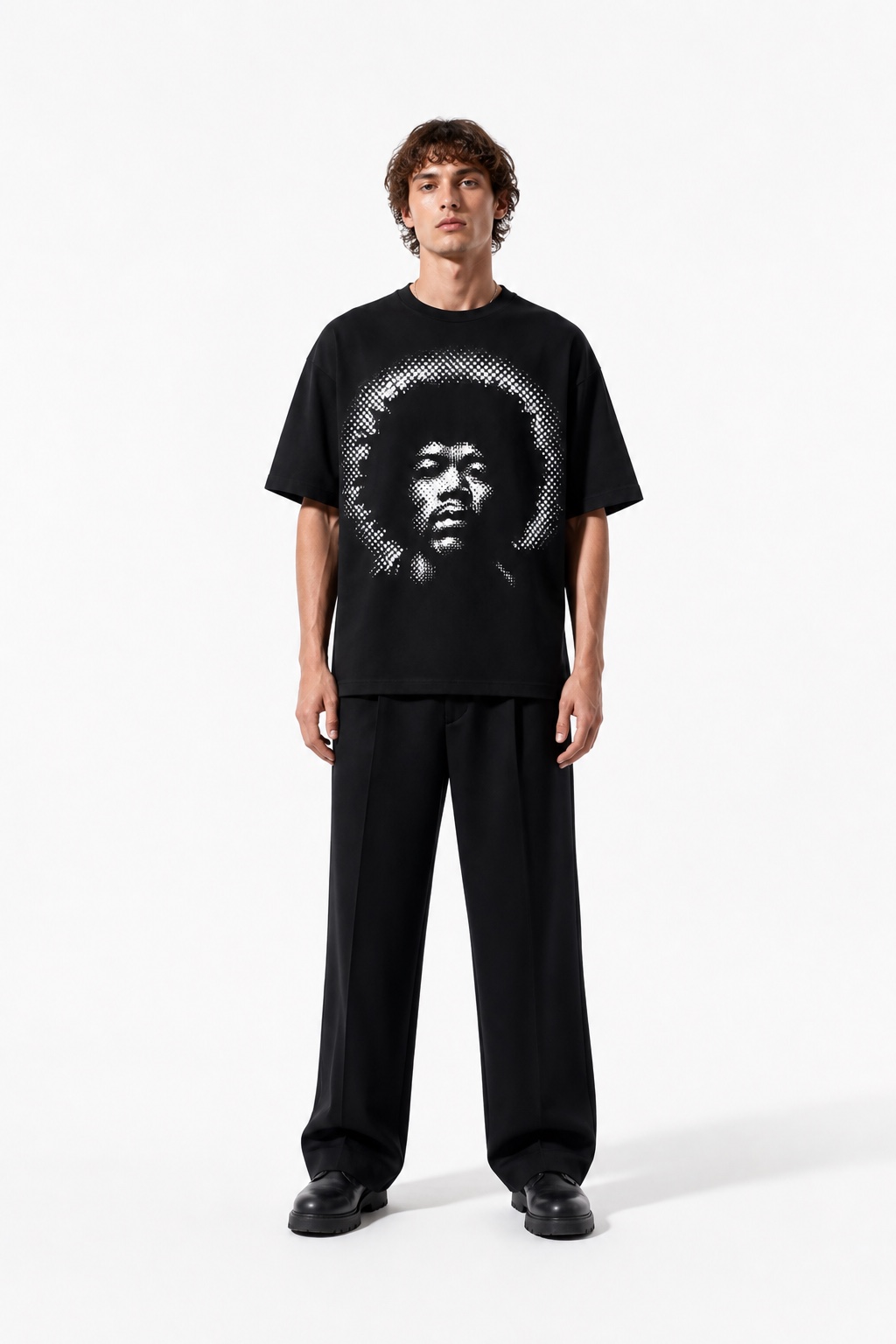 Jimi Hendrix Noktasal Tişört